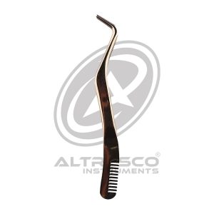 Applicator eyelash tweezers